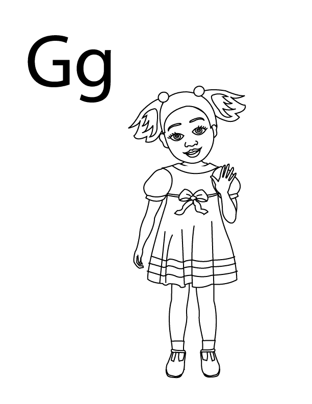 Coloring Pages Letter G