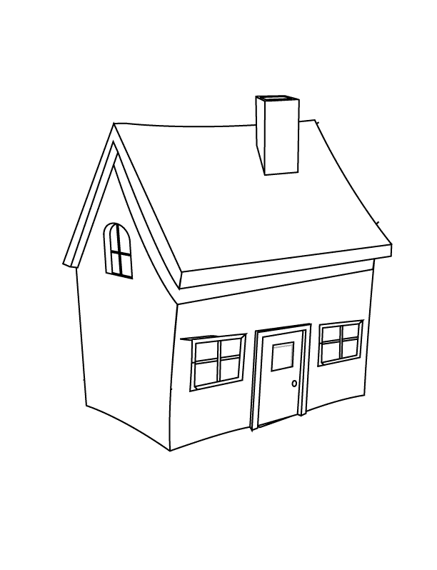 Coloring Pages - House10