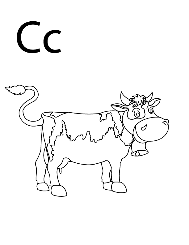 Letter C Coloring Sheets For Toddlers