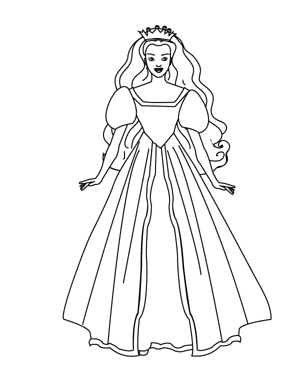 Coloring Pages - Princess2